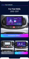 Junsun Android 13 inalámbrico CarPlay Android Auto Radio para Fiat 500L 2012 2013 2014 2015 2016 2017 coche Multimedia navegación GPS autorradio - details 2