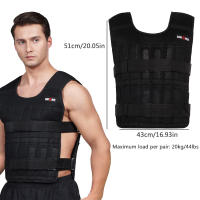 Chaleco De Entrenamiento De Fitness Ajustable a 20kg Bolsa Vacia Para Correr Y Ejercicios De Fortalecimiento De Manos Y Pies Ropa De Entrenamiento Físico - details 3