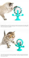 Juguete Interactivo Para Gatos Y Perros Pequeños Dispensador De Alimentos Con Rueda Giratoria Para Mejorar El IQ Accesorios Para Gatos Y Perros - details 8