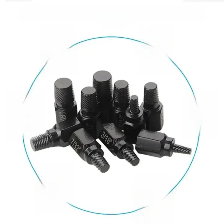 Juego De 10 Piezas De Extractores De Tornillos Y Tornillos Rotos Herramienta De Extracción De Tornillos Con Cabeza Hexagonal Para Mantenimiento Mecánico - 1