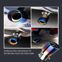 Universal Tubo De Escape Para Coche Acero Inoxidable Tapa De Escape Cromado Accesorios Modificados Para Coche Posición Trasera - details 9