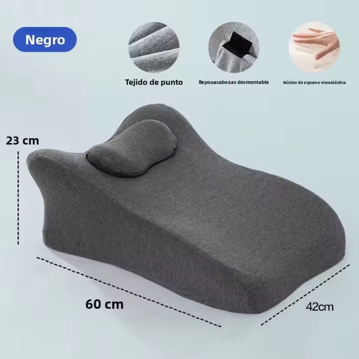 Almohada Multifuncional Para Dormir En La Cama Recumbente Almohada De Memoria De Poliéster 100% Cojín Para Posición De Descanso En La Cama - 1