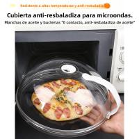 Tapa De Protección Contra Salpicaduras Para Microondas Con Mano Reutilizable Cubierta De Calentamiento Para Cocina En Casa - details 8