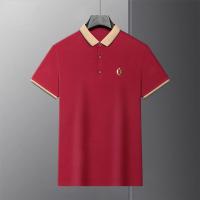 Camisa Polo De Verano Para Hombre Con Encaje Y Manga Corta De Seda Helada Transpirable Moda Casual Brecha De Negocios - details 12