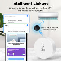Termómetro Inteligente Zigbee Tuya Para El Hogar Monitor De Temperatura Y Humedad Compatible Con Alexa Y Google Home Assistant - details 6