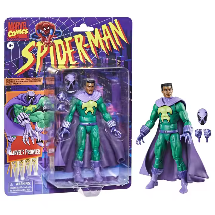 Figura hasbro marvel comics spider - man marvel's prowler - 1