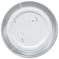 Lámparas de techo empotradas vidaXL Gris Ø 38 cm Tela E27 - details 2