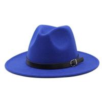 Sombrero De Paja Negra Para Hombres Y Mujeres Estilo Jazz Moda Casual Para Exteriores Primavera Verano Mezcla De Lana Y Poliéster - details 10