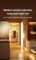 Luz De Armario LED Recargable Inalámbrica Con Sensor De Movimiento Ideal Para Armario Cocina Escaleras - Operada Por Batería - details 0