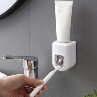 Nuevo Dispensador De Pasta De Dientes Automático Impermeable Soporte De Pared Herramientas De Baño Accesorios Organizador De Pasta De Dientes - details 1