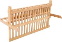 Estante de secado de Folg, estante de plato, estante de plato de bambú Folg utensilio al aire libre Rack para suministros de cocina en casa - details 3