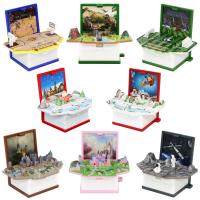 Llavero Mini Juguete De Libro Plegable 3D Con Formas Únicas Y Estilos Nuevos Juguete De Puzzle Cognitivo Para Niños - details 0