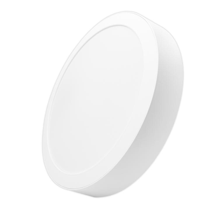 LED ATOMANT Plafón LED Superficie Redondo 18W Ø225mm, Luz Blanca Fría 6500K, 1650 lúmenes, Driver Integrado, Montaje Fácil, Estilo Moderno y Slim, Ideal para Techo de Cocina, Baño, Pasillo, Oficina o Local Comercial, Alta Eficiencia Energética