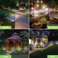 Luces Solares LED De Fuego Para Jardín Caminos Decoración De Boda Fiesta Exterior Impermeables Guirnalda De Hadas 90/120/150 - details 6