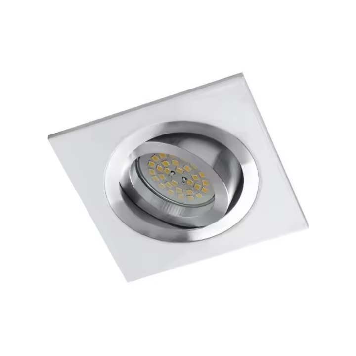 CRISTAL RECORD Aro Empotrable Helium Cuadrado Blanco/aluminio CRISTALRECORD 03-061-00-000 - Iluminación Moderna - 1