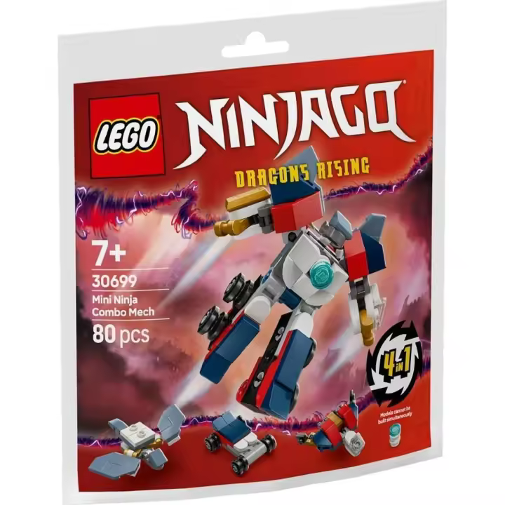LEGO POLYBAG 30699: Mini Ninja Combo Mech paper bag - 1
