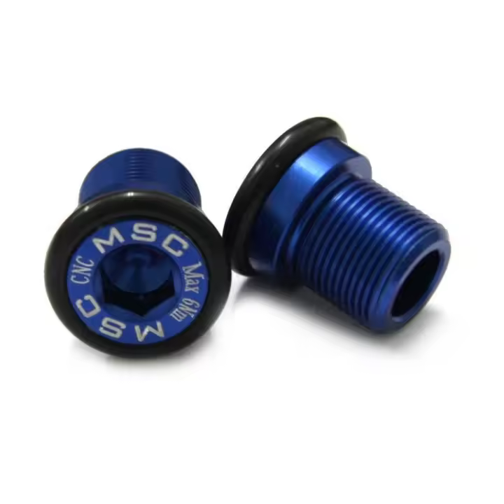 TORNILLO PEDALIER TIPO ISSIS M15x14 ALU AZUL 2uds. - 1
