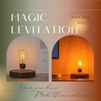 Lámpara De Noche LED Flotante Magnética Sin Cable Para Escritorio Iluminación Automática De 360 Grados Regalo Para Habitación Oficina - details 3