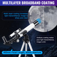 40040 Telescopio astronómico Monocular Telescopio astronómico profesional Reflectante Spyglass Camping para viajes Regalos para niños - details 2
