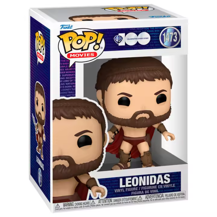 Funko Pop! Movies: 300 - King Leonidas - 300 The Movie - Figura de Vinilo Coleccionable - Idea de Regalo- Mercancia Oficial - Juguetes para Niños y Adultos - Movies Fans - Muñeco para Coleccionistas y Exposición - MR POPYE - 1