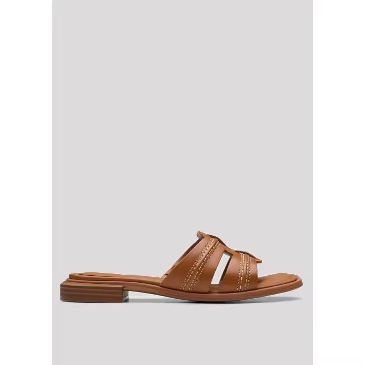 ariany mule tan leather CLARKS - 1