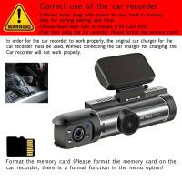 Cámara De Coche Dual 1080P Con Visión Nocturna IR Grabación En Ciclo Cámara Exterior Y Interior Amplio Ángulo Para Automóviles - details 9