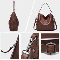 Bolsos de marca de diseño para Mujer, bolsos femeninos para Viajes, Fin de Semana, al Aire Libre, Bolso de Mensajero Grande de Cuero, Invierno - details 9