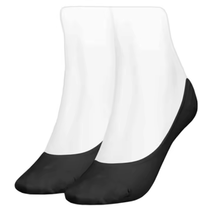 Calcetines Puma Footie Pack 2 para mujer en color negro - 1