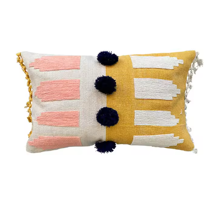 MEVAK LIVING - Funda de cojín de algodón modelo Okapi Petite - 1