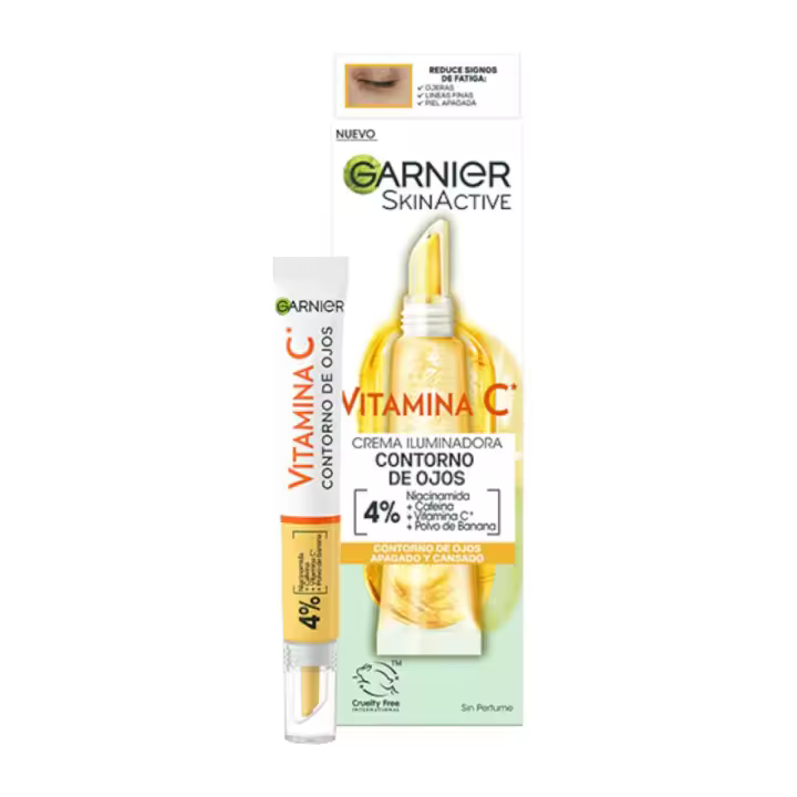 GARNIER Crema Iluminador Contorno de Ojos con Vitamina C 15 ml - 1