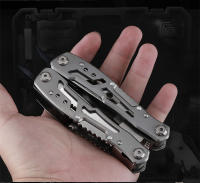 Alicates Multifuncionales Mini Herramienta De Acero Plegable Alicates De Emergencia Para Exteriores Y Hogar Portátil Con Cuchillo Y Uso Múltiple - details 4