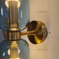 Lámpara De Pared LED Nórdica Tricolor Vidrio Dormitorio Lámpara De Noche Sala De Estar Pasillo Foyer Creativa Sconce Iluminación Fixación - details 17