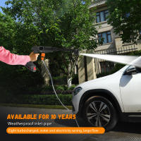 30bar Hidrolimpiadora Inalámbrica Portátil para Coche y Jardín, con Pistola 6en1, Espumador, 5m Manguera, 2xBaterías 1300mAh, para batería Makita de 18V - details 4