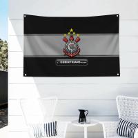 Bandera De Deporte Club Corinthians Paulista 1PC Poliéster Para Exterior Decoración De Habitación Estilo Colgante Sin Personalización - details 5