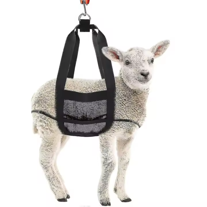Calf Sling For Weighing Animals Heavy Duty Hanging Weight Scale Sling With Adjustable Straps For Weighing Calves Lambs Goats - 1