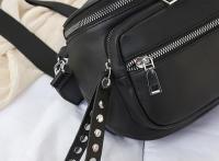 Bolso De Hombro Para Mujer Estilo Retro De Cuero PU Con Rebujitos Multibolsillo Bolso Cruzado Y Mensajero Moda Bolso Tote - details 26