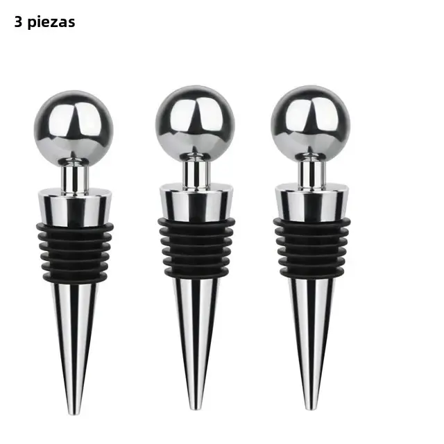 Tapa De Vino Reutilizable De Plástico Con Vacío Tapa De Botella Ecológica Para Guardar Vino Y Champán Herramientas De Barra Regalos - 1