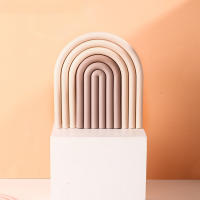 Silicona Tapetes De Mesa Aislante De Calor Anti-deslizante Para Taza De Té Leche Taza De Café Herramienta De Cocina Irregular Moderno Sin Químicos Dañinos - details 3