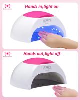 Lámpara Secadora de Uñas, Profesional LED UV Lampara Uñas de Gel, Curado Luz en 4 Modos para Tiempo 10s, 30s, 60s y 90s - details 1
