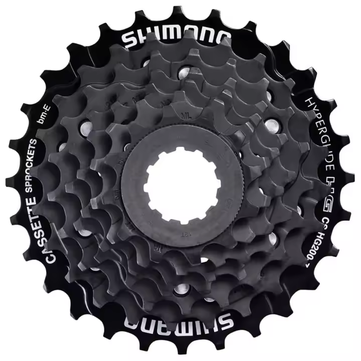 Componentes Cassettes Shimano Casete Alivio Hg200 Negro - 1