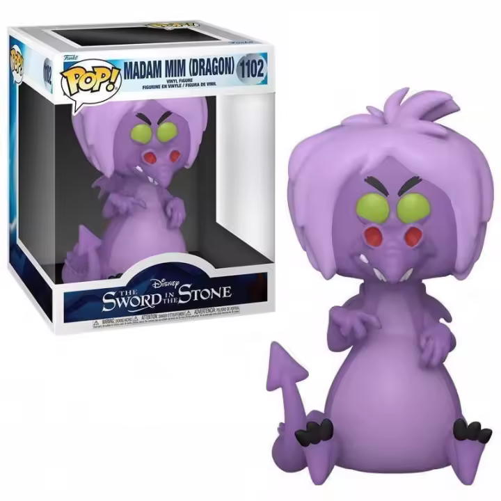 Funko Pop! Merlín el Encantador - Madam Mim (Dragón) 15 cm, 49160, Nº1102 - 1