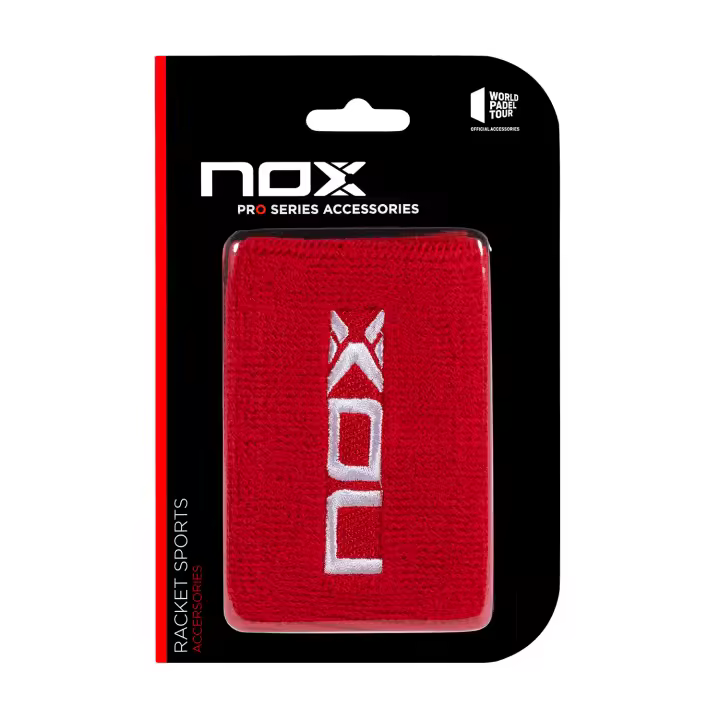 Muñequeras Nox (2 unidades) - Rojo || Gris - 1
