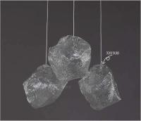 Lámpara Colgante Nórdica Sencilla Creativa Con Piedra Y Vidrio En Forma De Hielo Para Escalera Comedor Dormitorio Bar Moderno - details 14