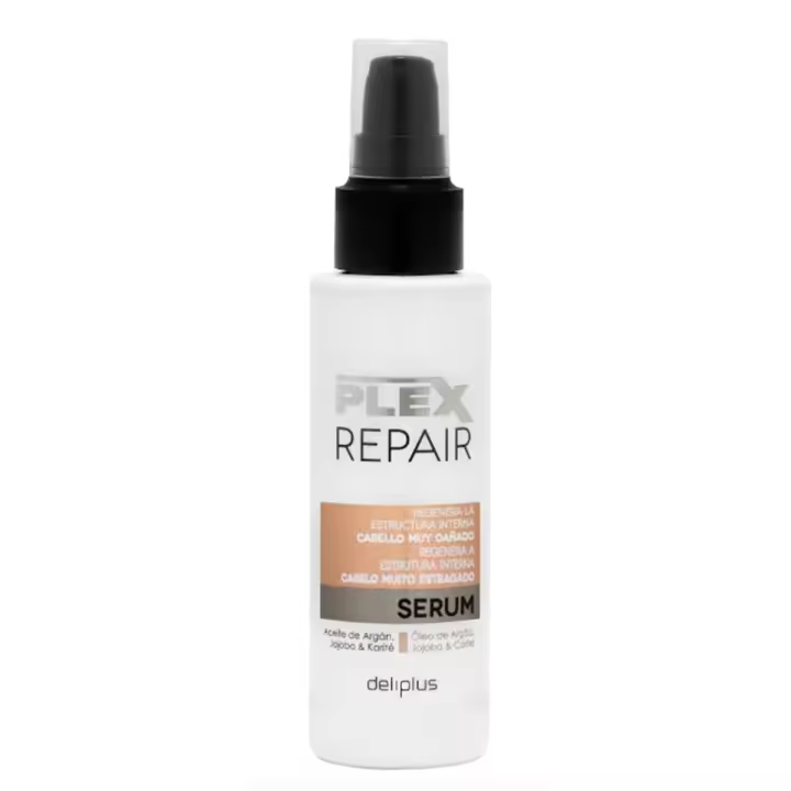 Pack 1 - Sérum 100 ml. Plex Repair para cabello muy dañado con Argán y Jojoba. Deliplus - 1