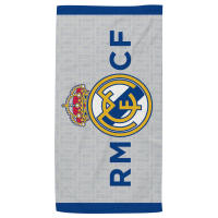 Real Madrid Toalla de Playa Microfibra, Toalla para Piscina, Baño, Gimnasio 70x140cm 240g/m², Real Madrid Regalo Adultos y Niños, Cumpleaños, Comunión, Color Gris - details 0