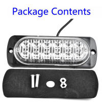 Luz De Trabajo LED Para Coche 12V 36W Super Brillante 12LED Seguridad Urgente Accesorios De Coche Luz Constante Para Camiones - details 3