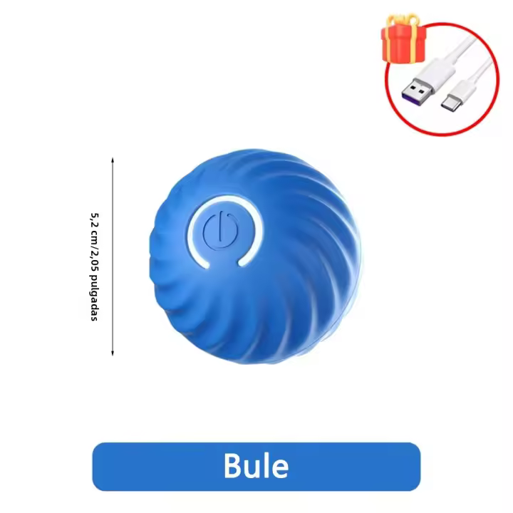Bola Inteligente Para Perros Juguetes Electrónicos Interactivos Moverse Automáticamente Saltar Y Rodar Para Puppies Regalo De Cumpleaños Para Perros Y Gatos - 1