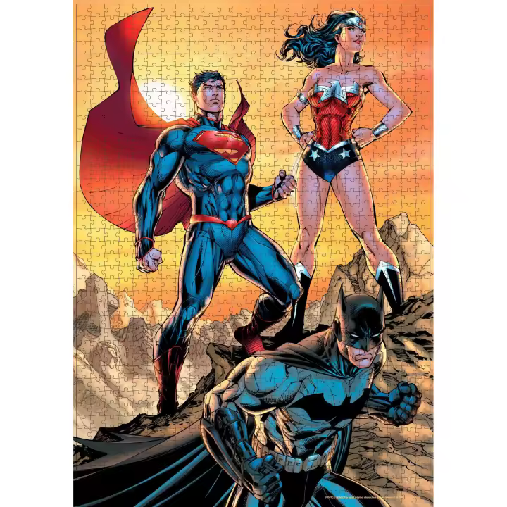 Puzzle DC Comics - Justice League Super Man, Wonder Woman, Batman (1000 piezas) Raíz MERCHAN-STORE Puzzle Pokemon - 1