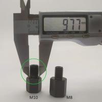 Adaptadores De Espejo Para Motocicleta 1 Pares Negro Conversión De Espejos Traseros Tornillos M10 10MM M8 8MM Hora Anti-hora Izquierda Derecha Material De Aleación - details 4