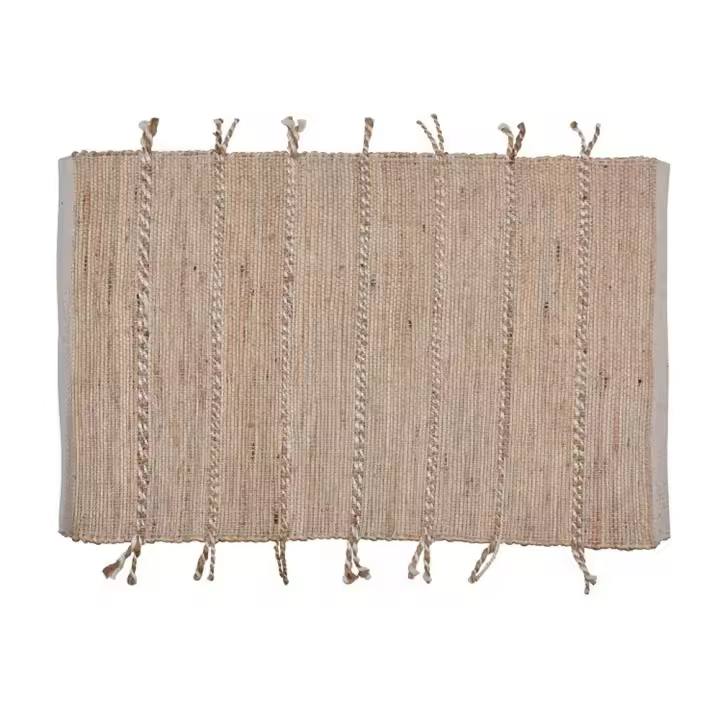 ALFOMBRA/ FELPUDO YUTE 70x140 CM COLOR NATURAL - 1